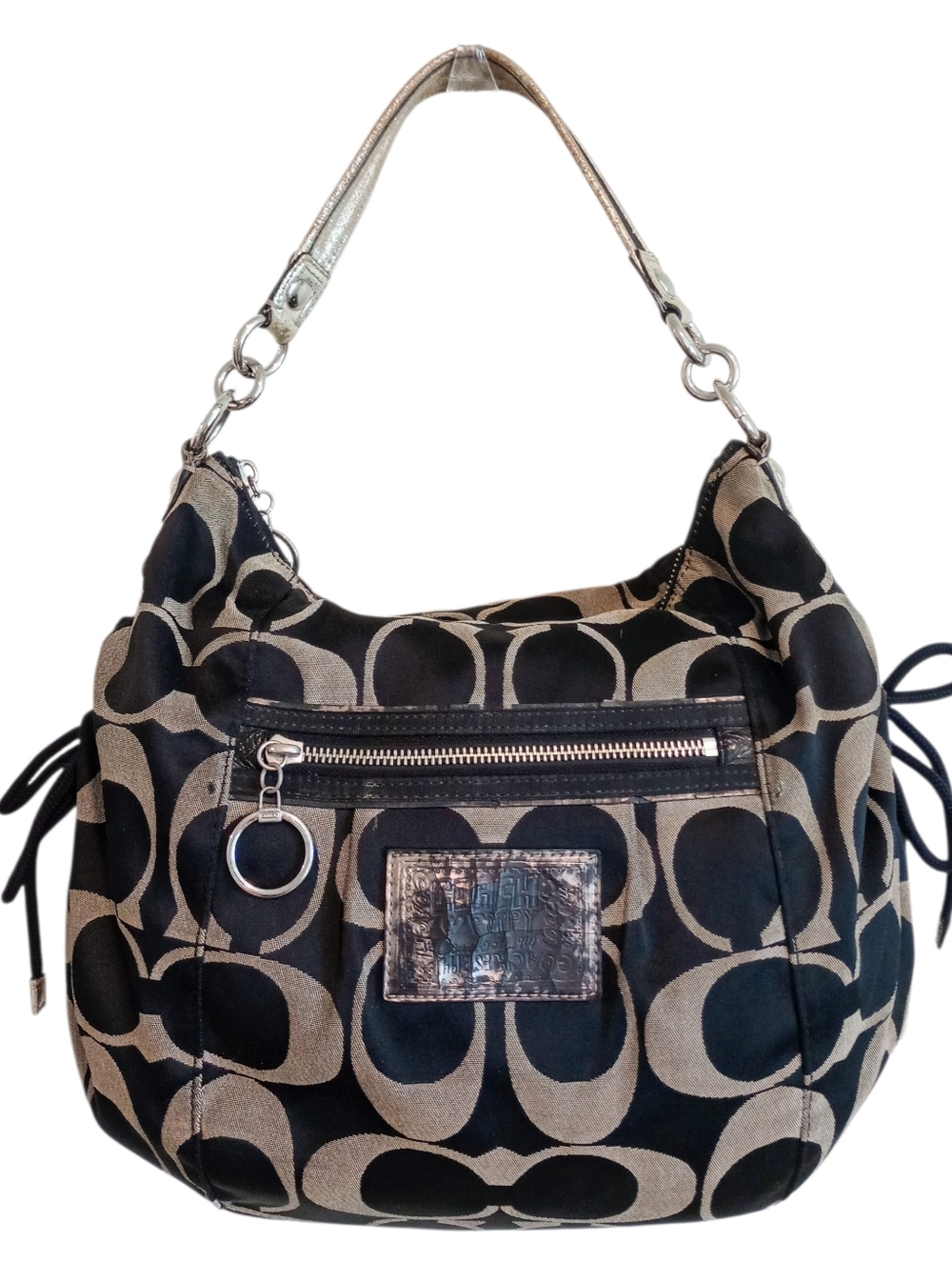 Coach Poppy Signature Hobo Style Shoulder Bag PROJECT BAG